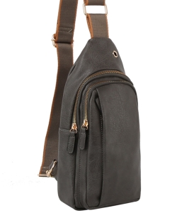 Fashion Strap Sling Bag Backpack JYM-0433 CHARCOAL